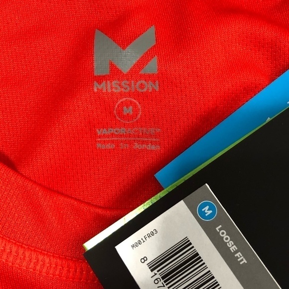 Mission orange crew neck tee, NWT, medium - Picture 6 of 6